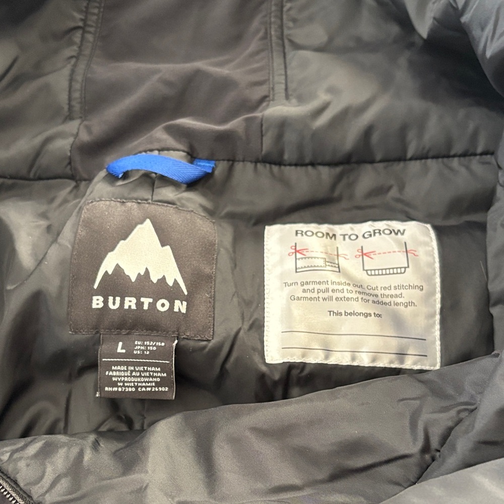 Burton Classic Black Snow Bibs - Picture 4 of 4